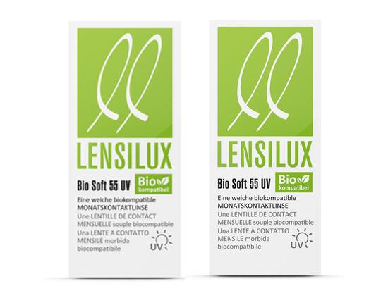 LENSILUX Bio Soft 55 UV  12er Box